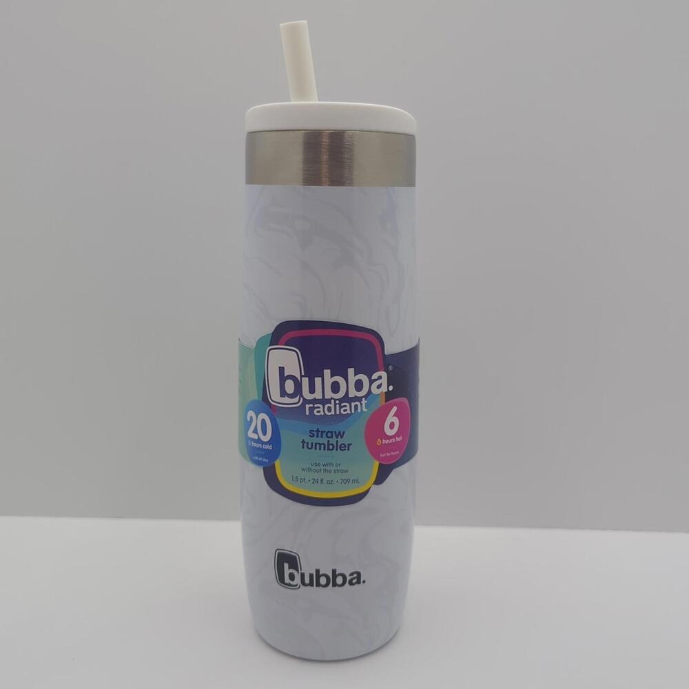 Bubba Radiant 24oz Stainless Steel‎ Vacuum Insulated Tumbler Straw Salt Marble